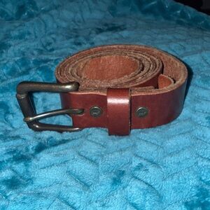 Will Leather Goods Men's Brown Leather Belt - 38